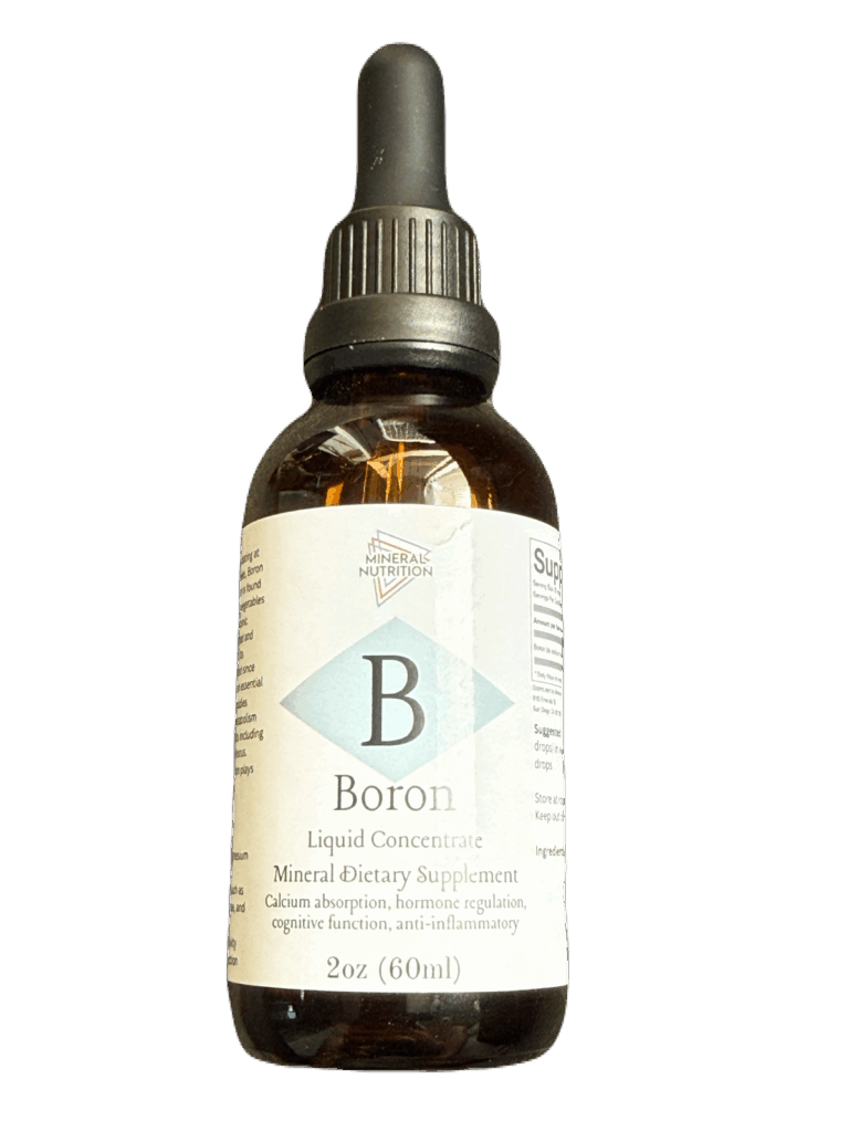 liquid boron supplement, for testosterone, calcium absorption, arthritis